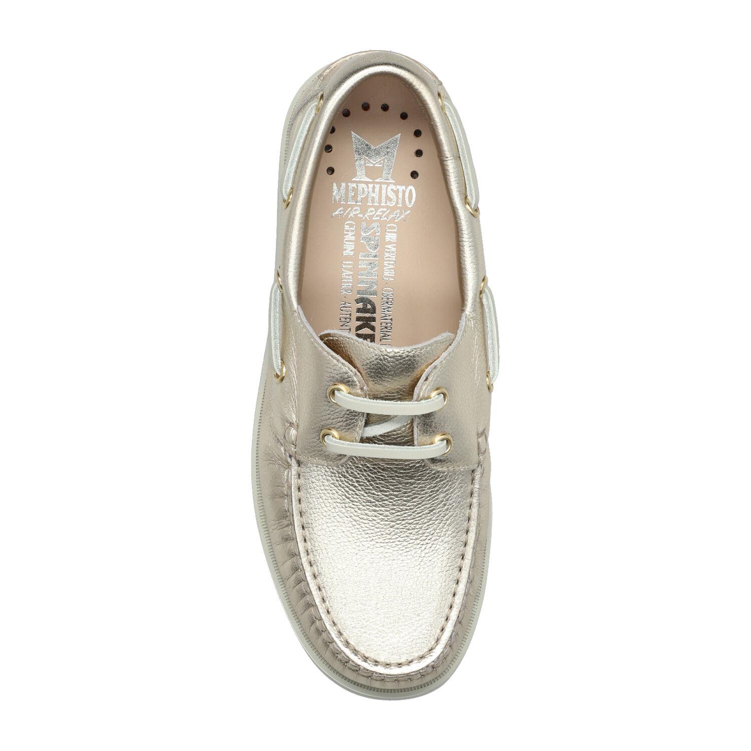 mocassins femme modèle Moorea Or - Mephisto